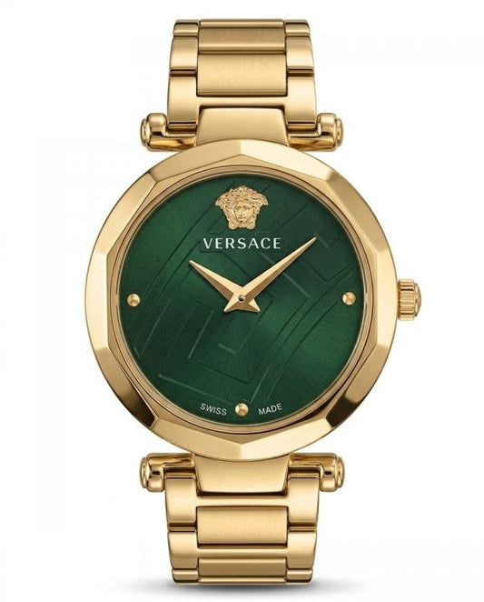 Ver.sace_e heritage rose gold Green dail