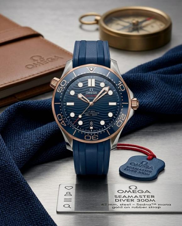 Omeg_a Seamaster Diver 300M Automatic Blue-Copper-Blue
