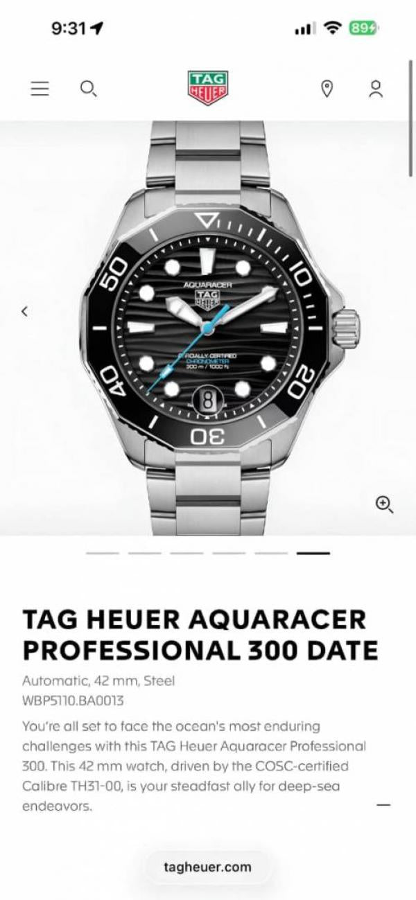 Tag_g Heuee_r aquaracer professional 300m date automatic japan zik zake line