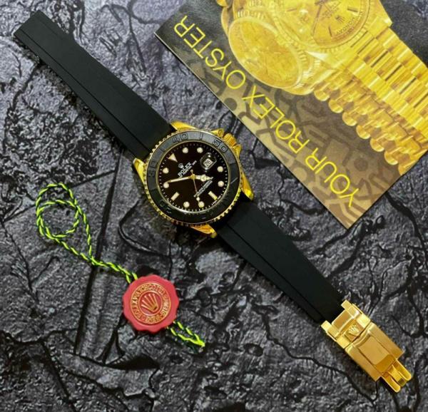 Rolee_x Oyster Perpetual Yach aster Battery Gold