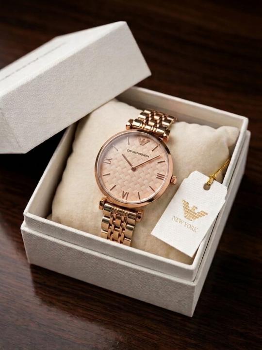 Emporio Arman_i Classic Copper-Pink-Checks