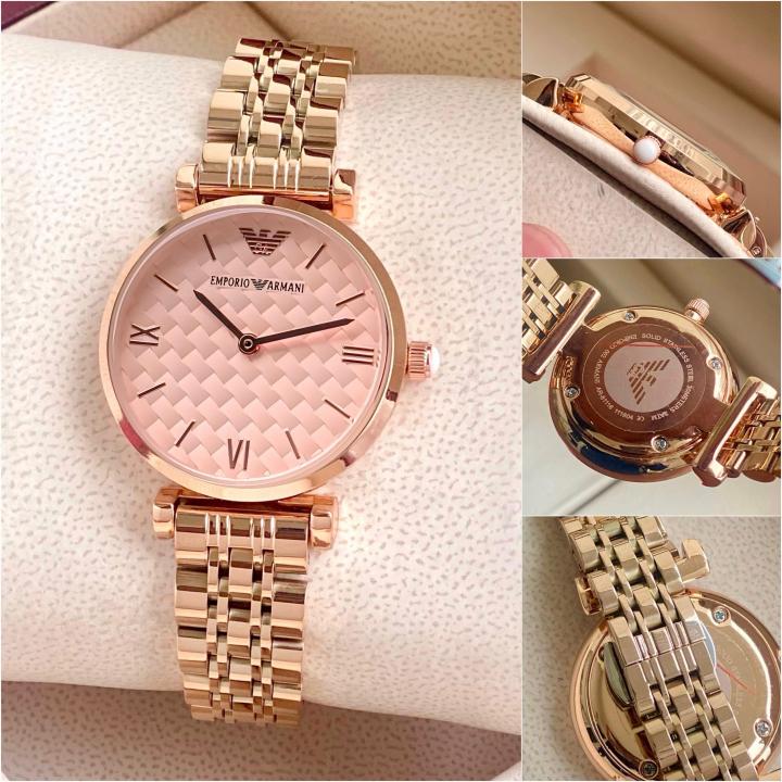 Emporio Arman_i Classic Copper-Pink-Checks