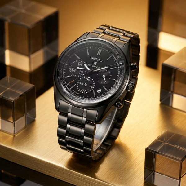 Sei.ko Prospex Chronograph full-Black