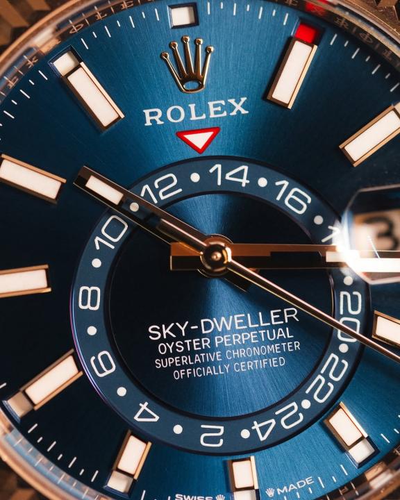 Role_x Oyster Perpetual Sky Dweller Copper-Blue