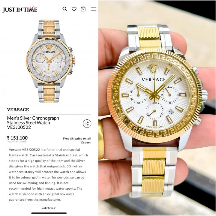 Ver.sace Greca Action Chronograph