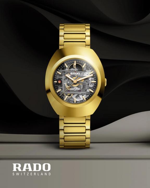 Rad_o gold Diastar skeleton Automatic
