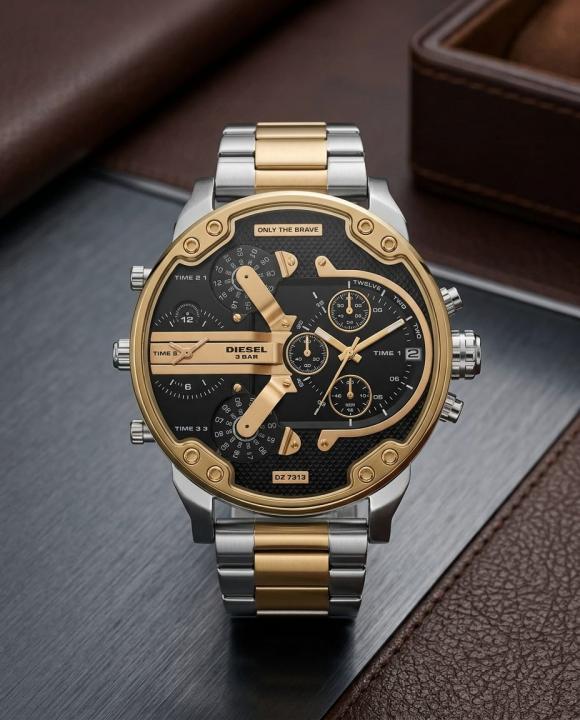 Diese_l 3 Bar Big Dady Heavy Quality 2Ton-Gold-Black