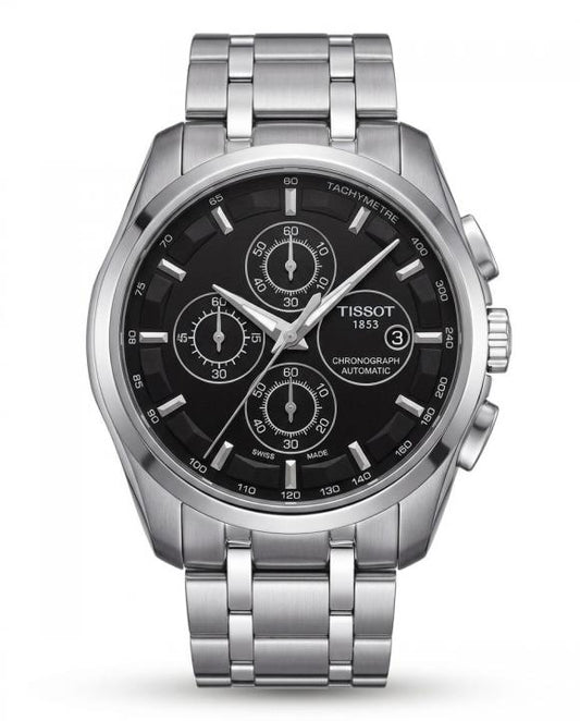 Tissoo_t 1853 Couturier Silver Black dial