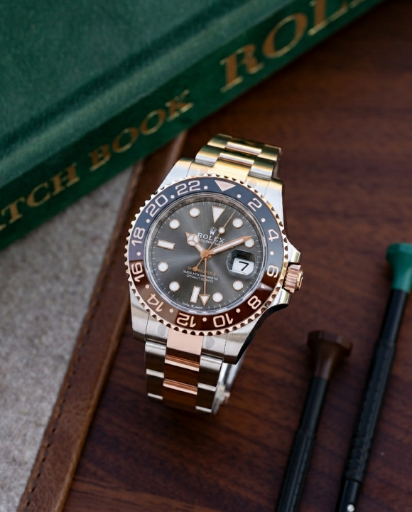 Rolee_x Oyster Perpetual Gmt Master Grey Dial
