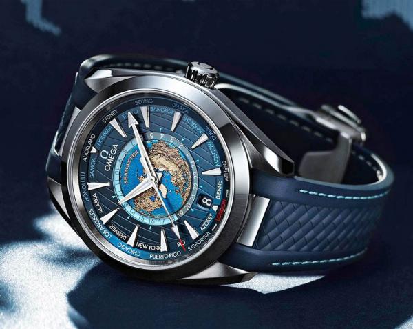 Omeg_a Seamaster Aqua Terra World Map Automatic