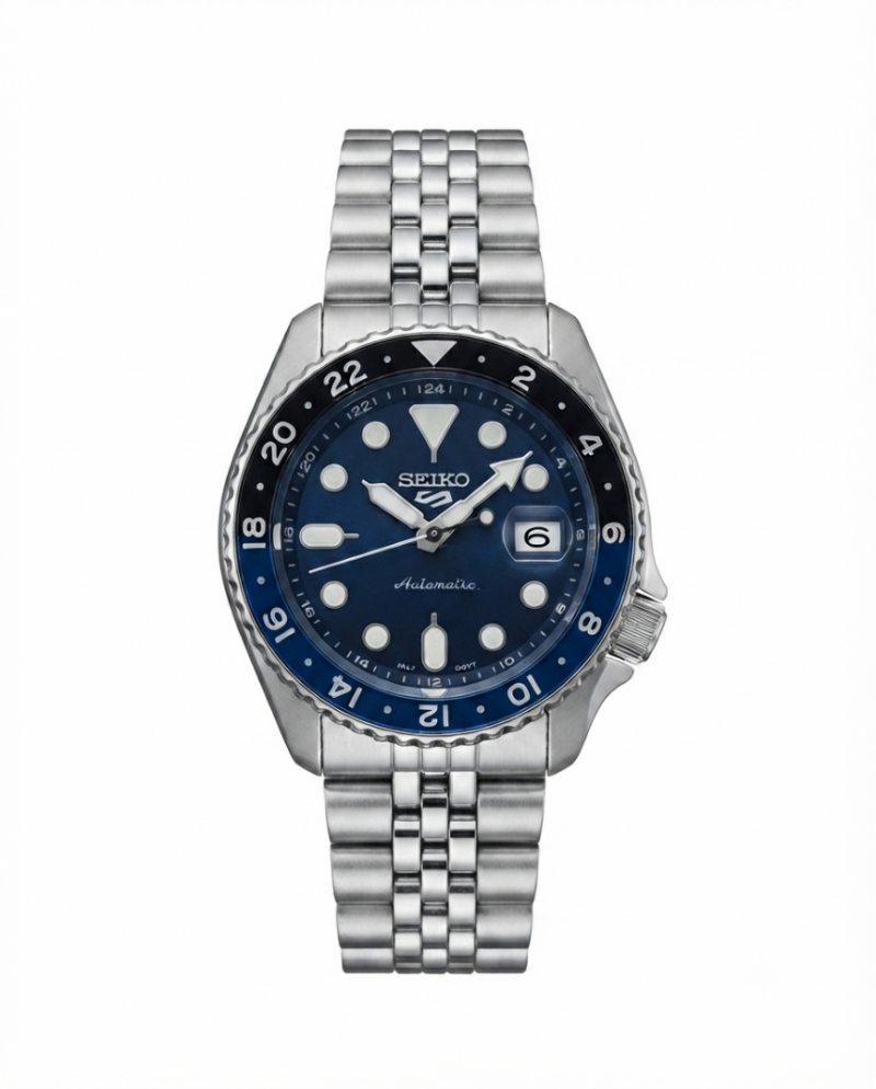 Se.iko Gmt Master Sliver Blue Dail