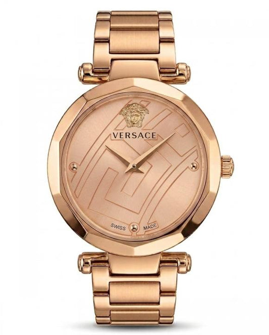 Versace_e heritage rose gold copper dail