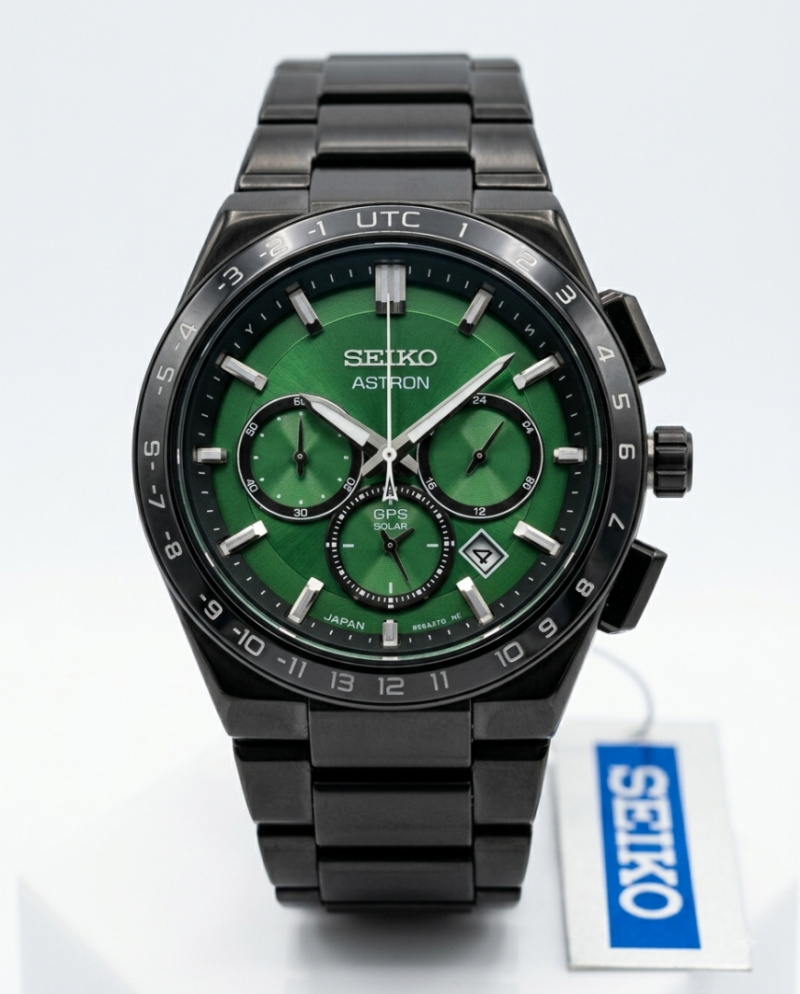 Sei.ko Astron Black Green Dial