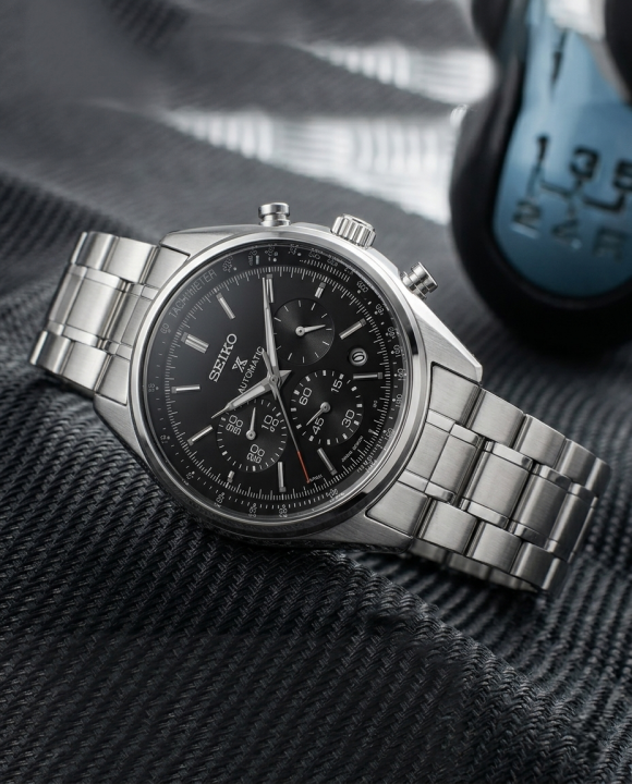 Sei.ko Prospex Chronograph Silver-Black