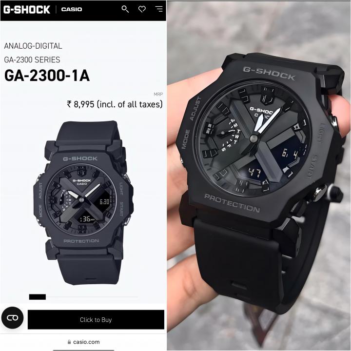 Ca.sio g shock ga2300 black