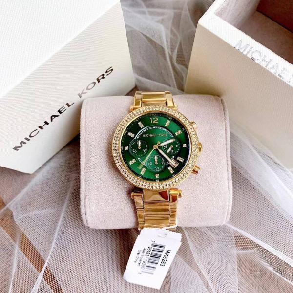 Mic.hael Kor_s Parker Gold-Green