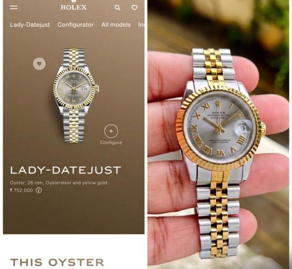 Role_x Oyster Perpetual Date Just Ladies