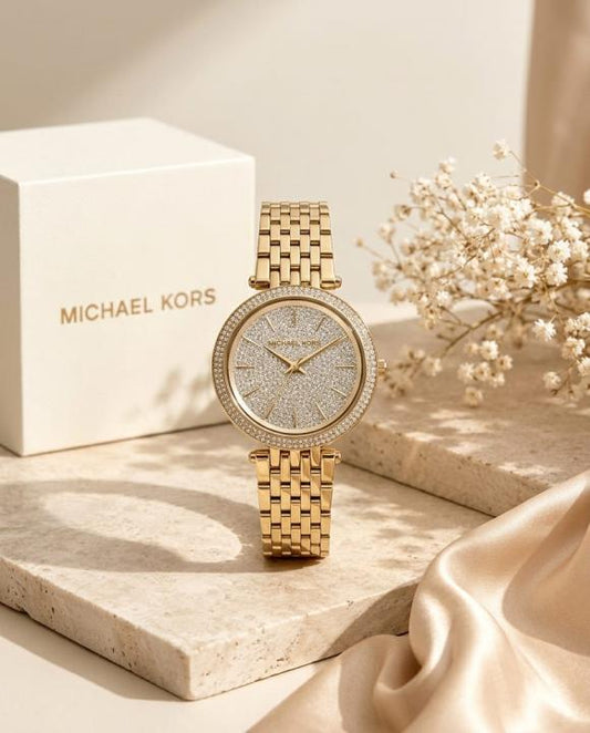 Mic.hael_l Kors Darci Crystal Gold