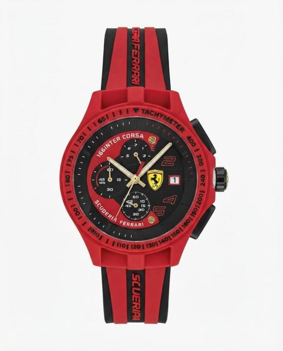 Ferrari Scuderia Red Black Dial