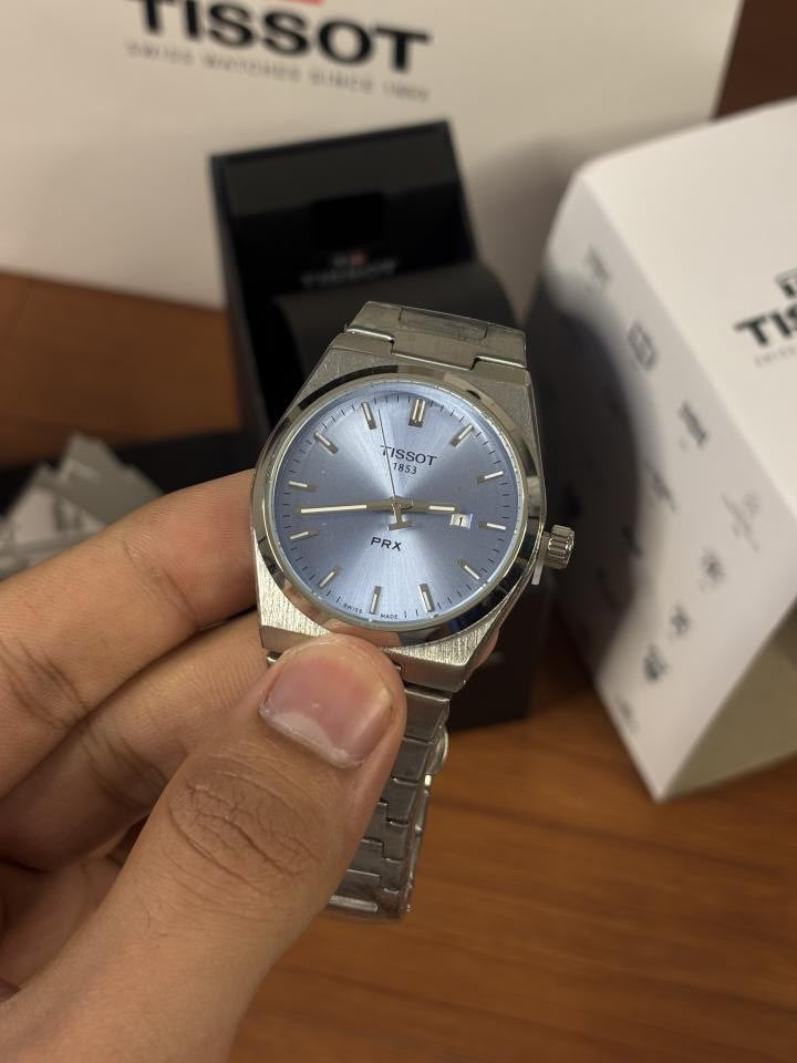 Tissoo_t 1853 Silver Sky Blue Dial