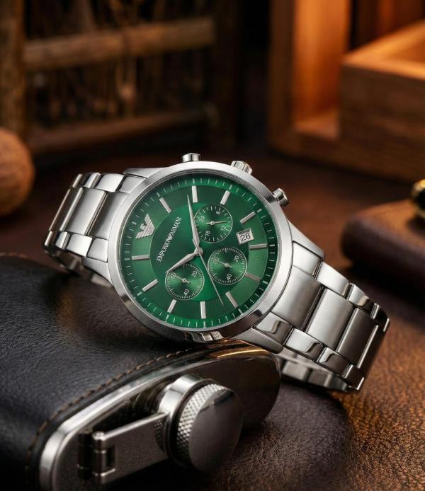 Em.porio Arman_i Classic Silver-Green