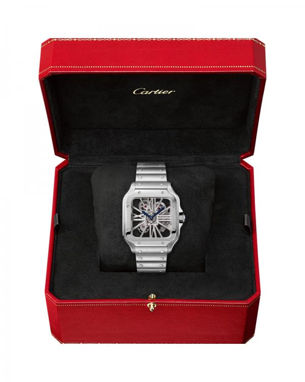 Cartie_r Santos Skeleton Battery silver white