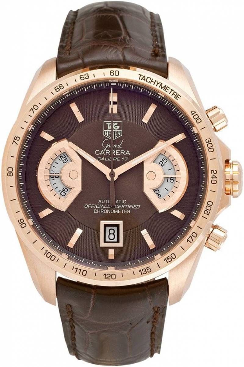 Tag Heuee_r carrera calibre 17 brown and brown