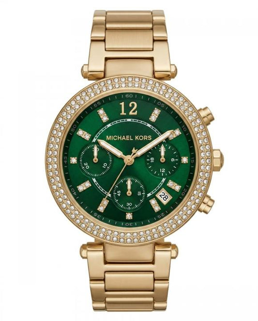 Michea_l kors gold green dail