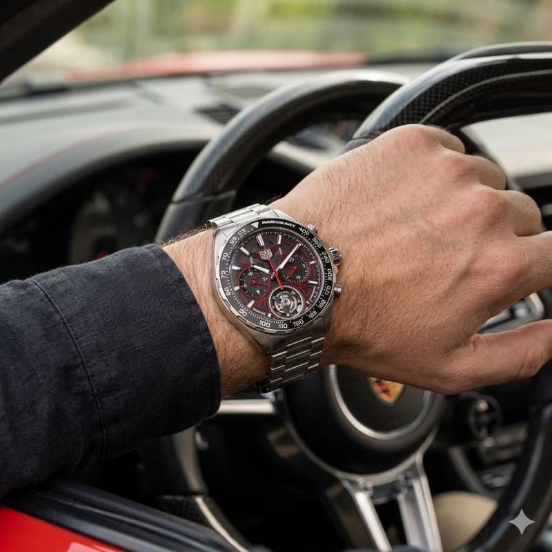 TAG Heueer Formula 1 x Mario Kart Chronograph Tourbillon