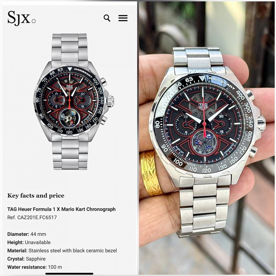 TAG Heueer Formula 1 x Mario Kart Chronograph Tourbillon