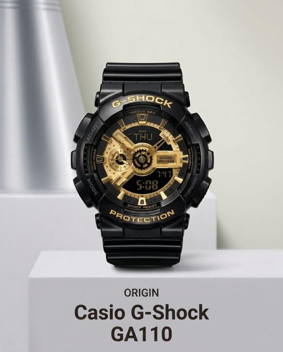Ca.sio G-Shock Ga110 Gold