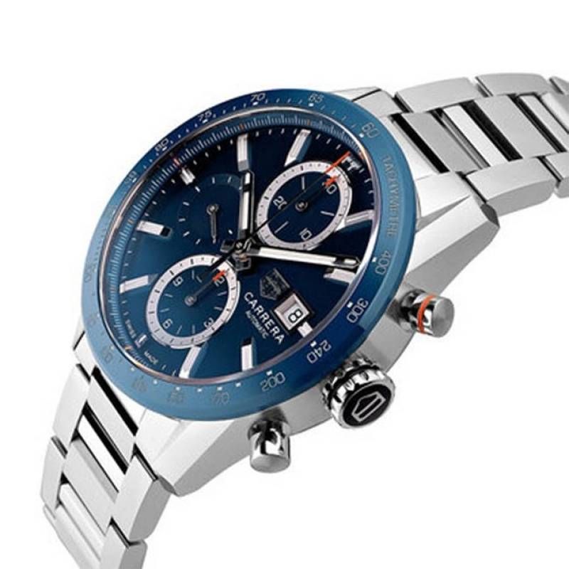 Tag Heuee_r carrera caliber 17 japan silver blue