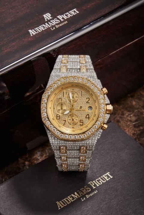 Audemars_piguet royal Oak TachyMeter Iced Out