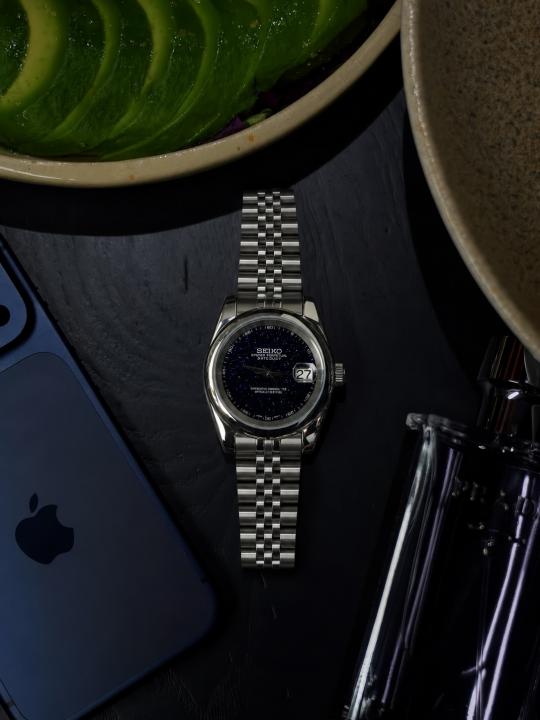 Sei.ko Oyster Perpetual Date Just Galaxy Black