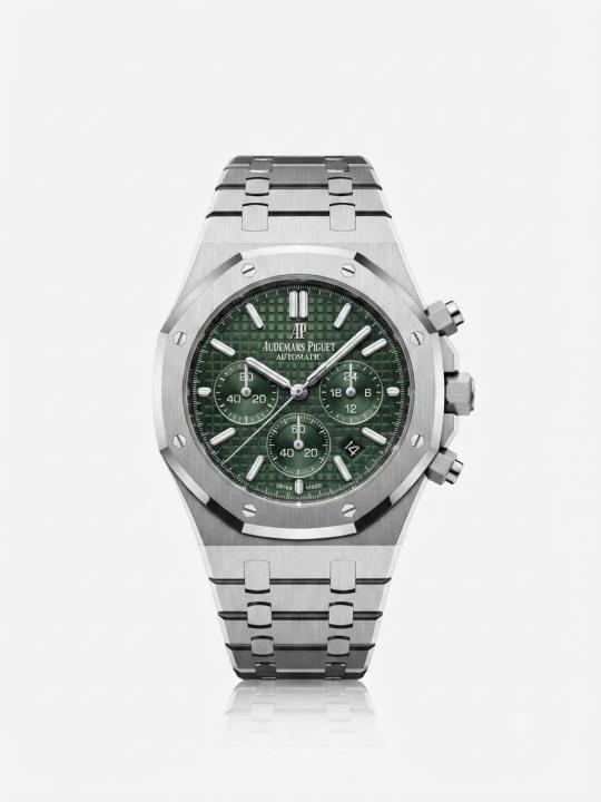 Aude.mars pigue_t Royal Oak Chronograph Green