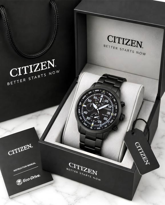 Citi.zen Mens Eco-Drive Aviator Chronograph