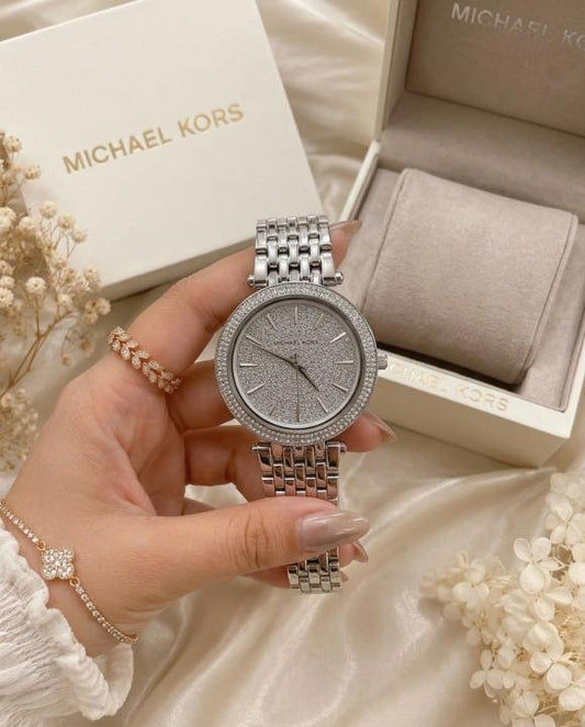 Mic.hael_l Kors Darci Crystal Silver