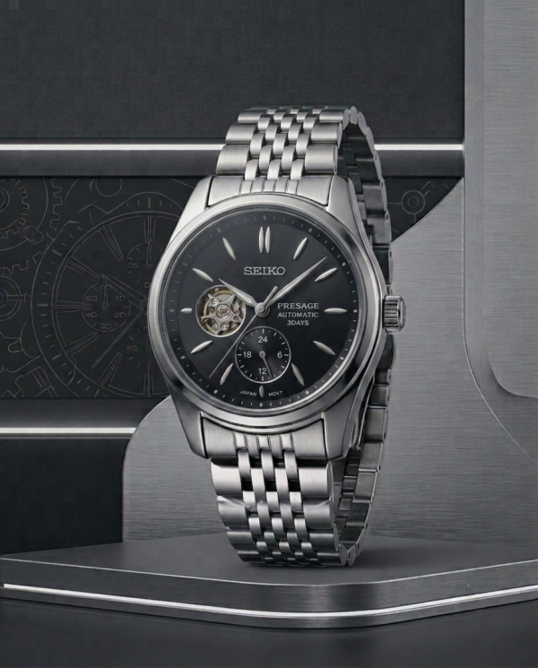 Se.iko presage SPB471 Automatic silver Black
