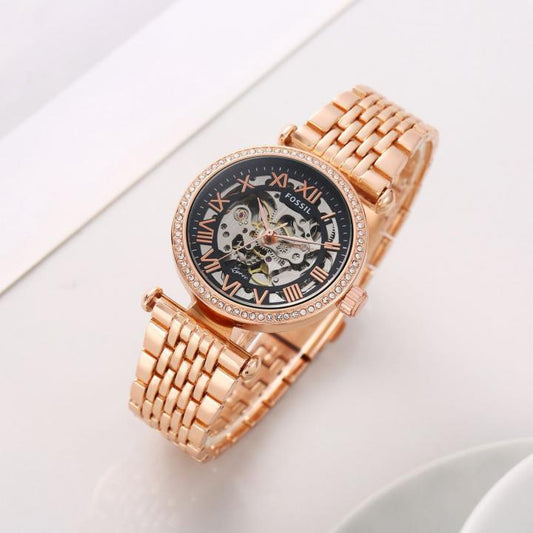 Fossi_l Lyric Automatic Copper-Black