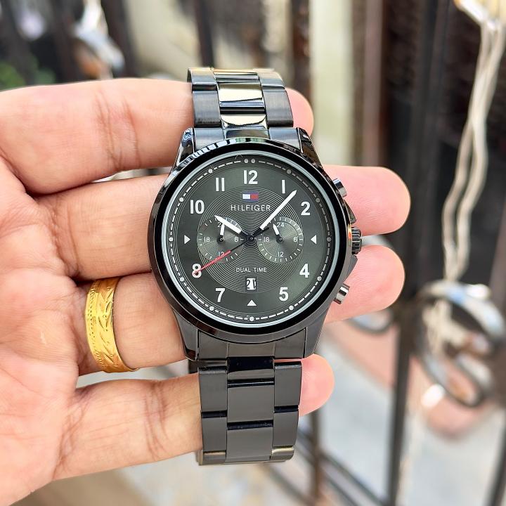 Tom.my Hilfigee_r Dual Time Black Green