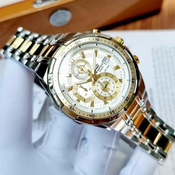 Ca.sio Edifice Efr539 2Ton-Gold-White