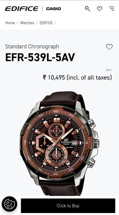 Ca.sio Edifice Efr539