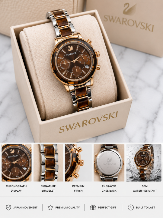 sw.arovskki Chronograp matrix Lady