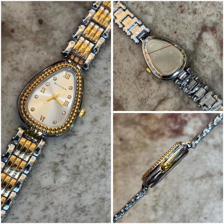 Bvl.gari 2Ton Gold White