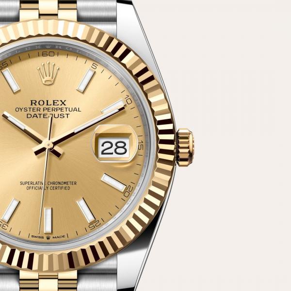 Role_x Oyster Perpetual Date Just 2Ton-Gold-Yellow
