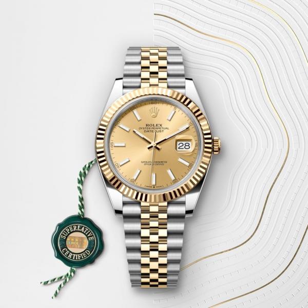 Role_x Oyster Perpetual Date Just 2Ton-Gold-Yellow