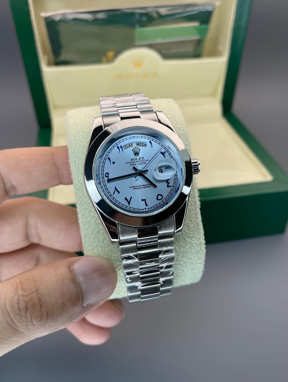 Rol.ex Oyster perpetual Day Date Arabic