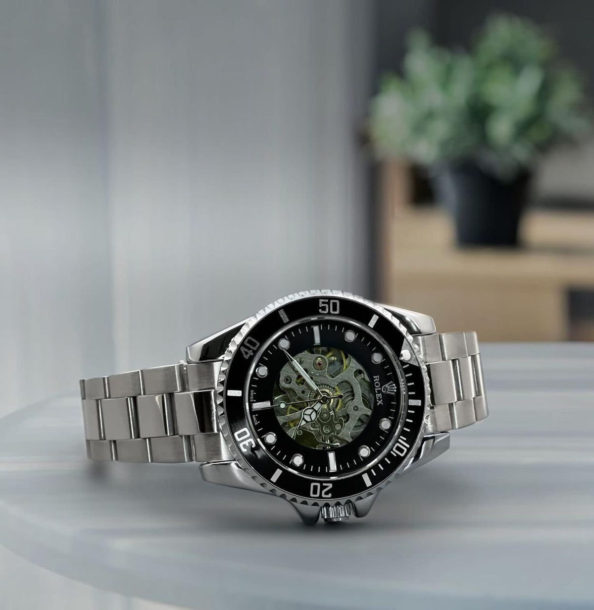 Rol.ex oyster perpetual skeleton