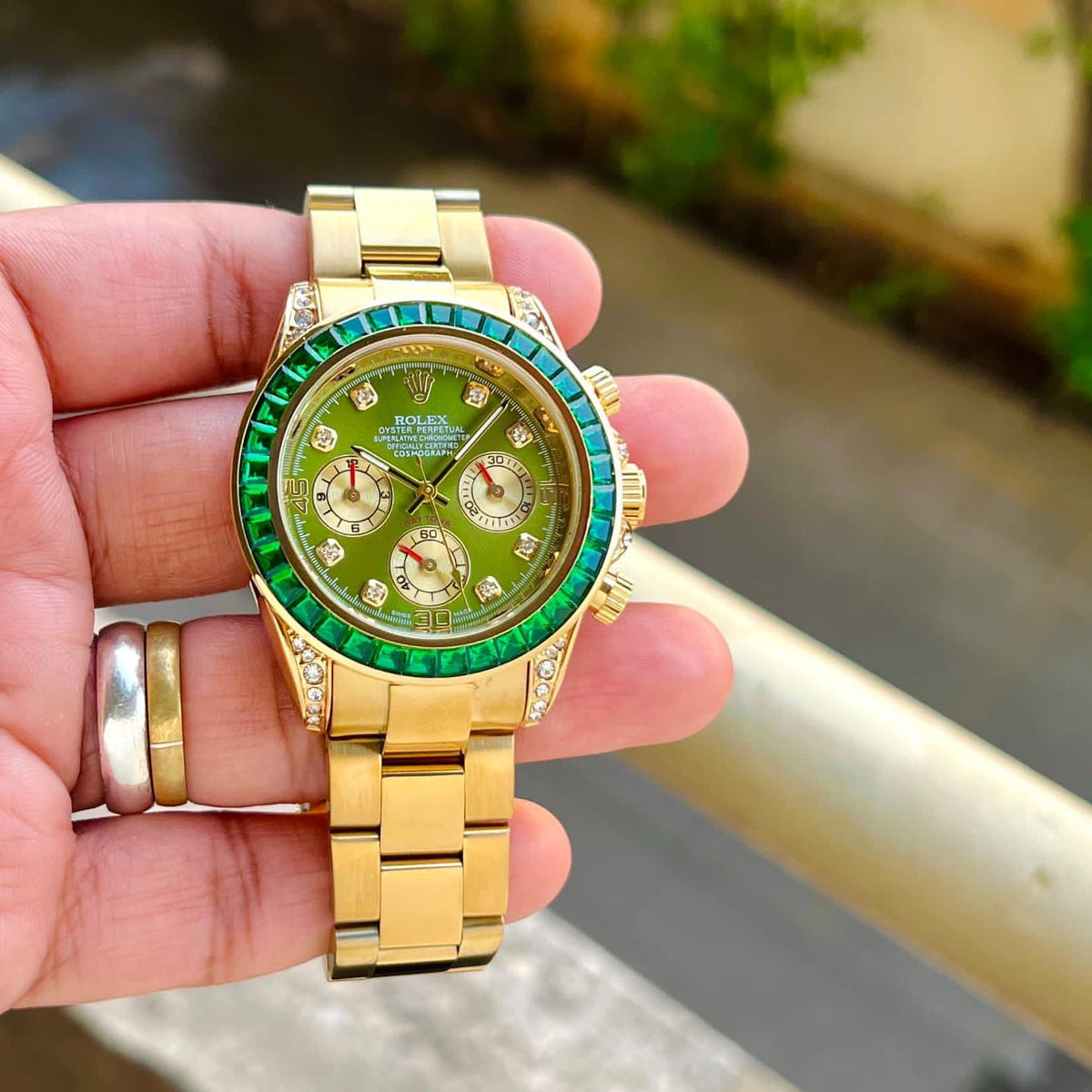 Rol.ex Oyster perpetual Rainbow