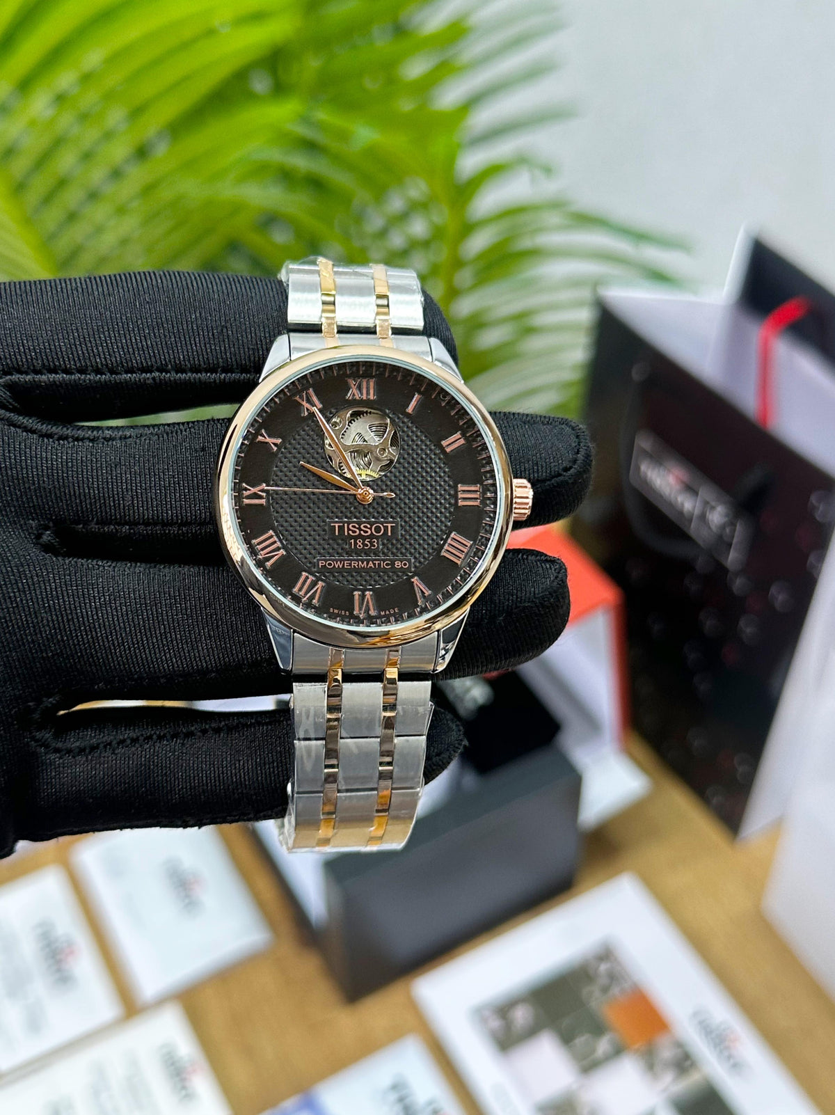 TIS.SOT LELOCLE POWERMATIC 80 OPEN HEART